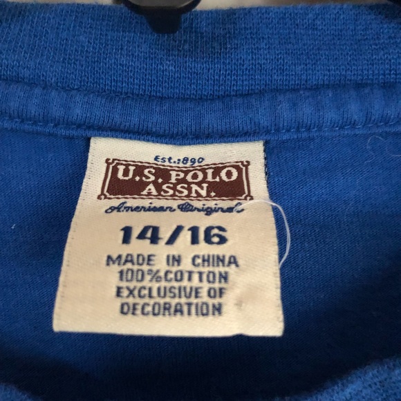 U.S Polo Assn. 14/16 mens shirt - Picture 3 of 4